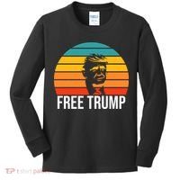 Free Donald Trump From Prison Kids Long Sleeve Shirt thumb 0