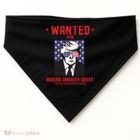 Free Donald Trump MAGA Conservative Republican USA-Made Doggie Bandana thumb 0