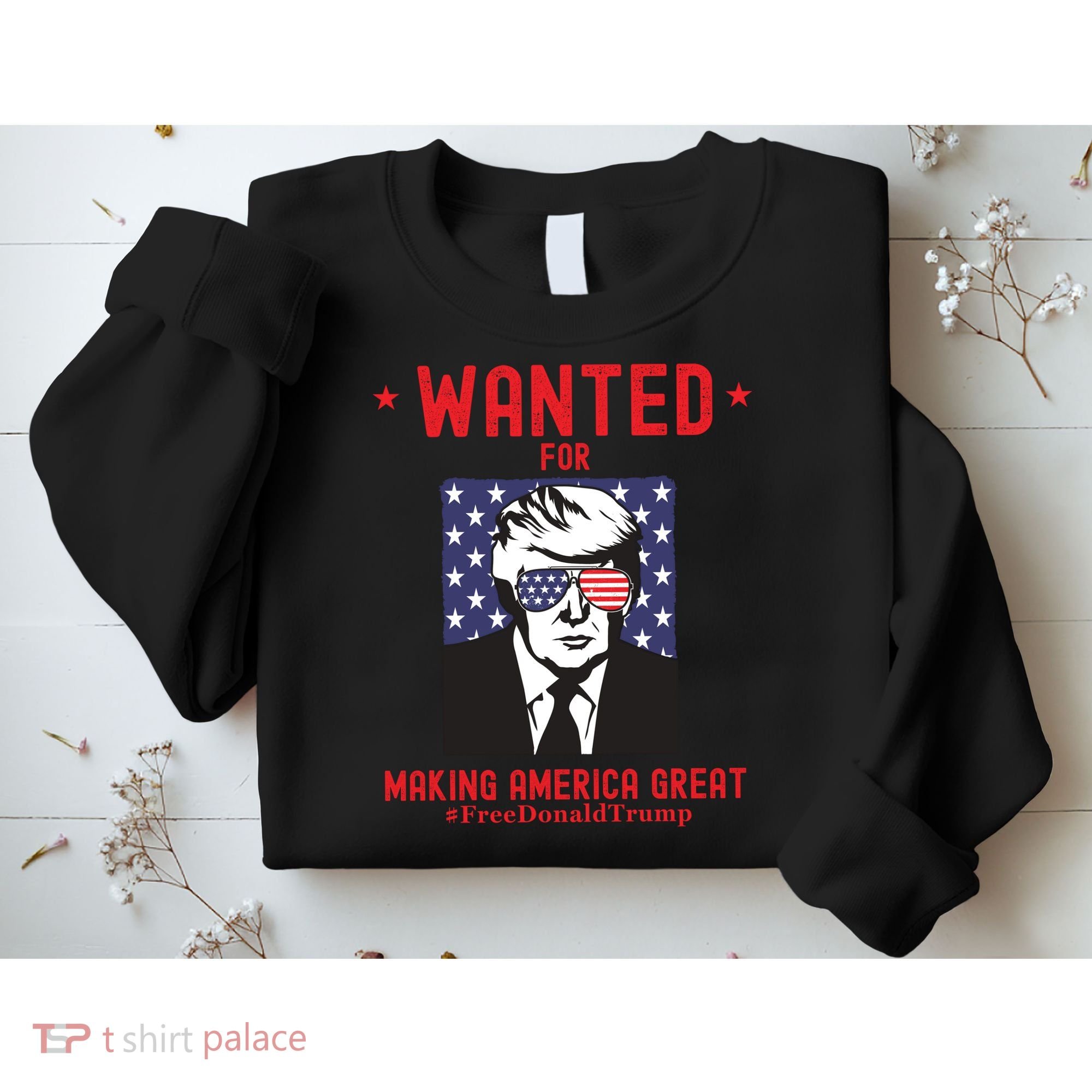 Free Donald Trump MAGA Conservative Republican Sweatshirt