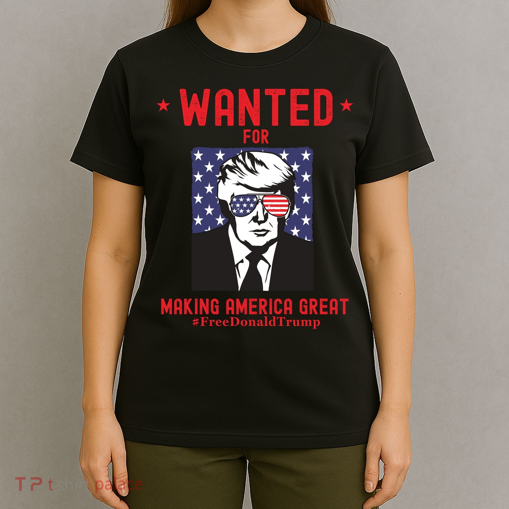 Free Donald Trump MAGA Conservative Republican T-Shirt