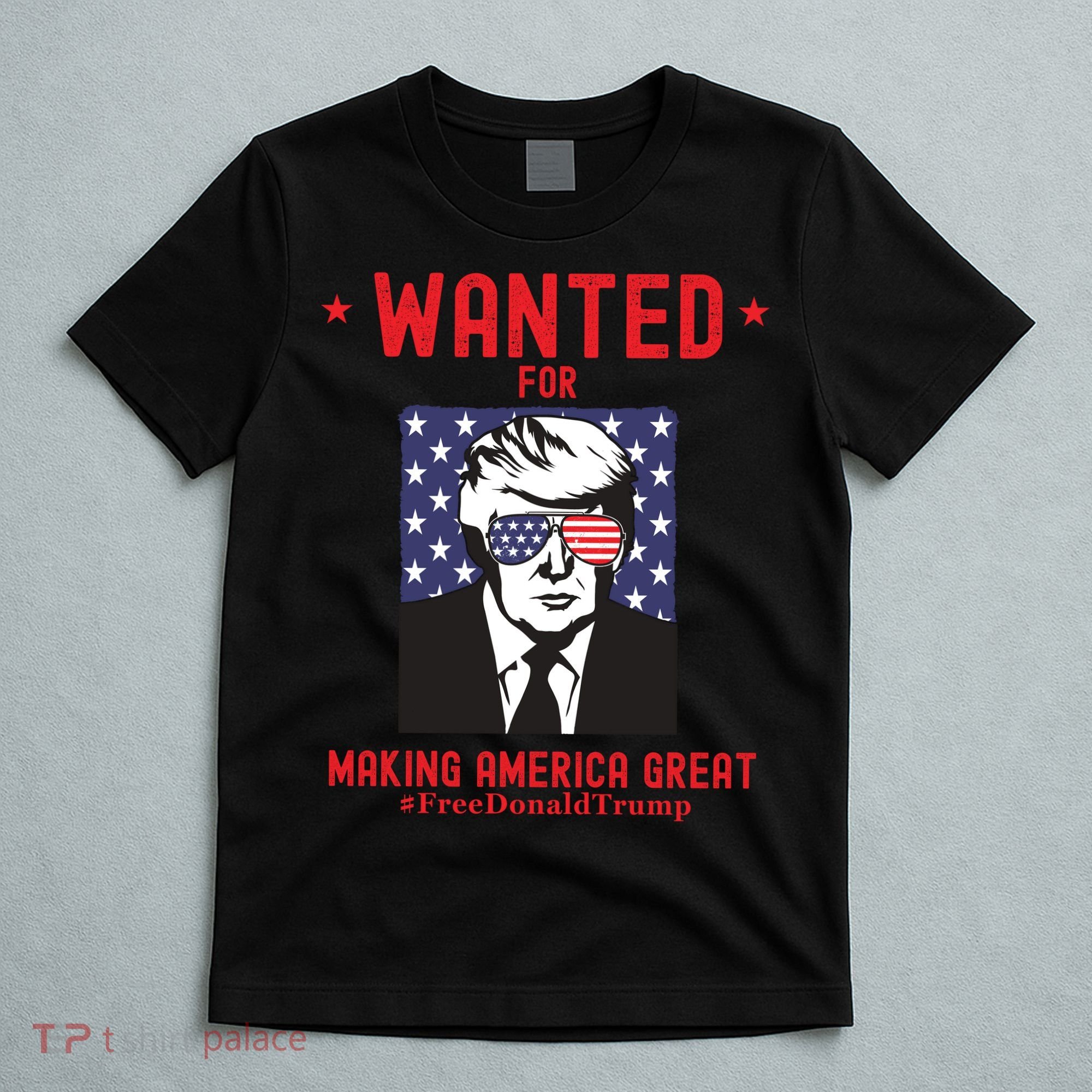 Free Donald Trump MAGA Conservative Republican T-Shirt