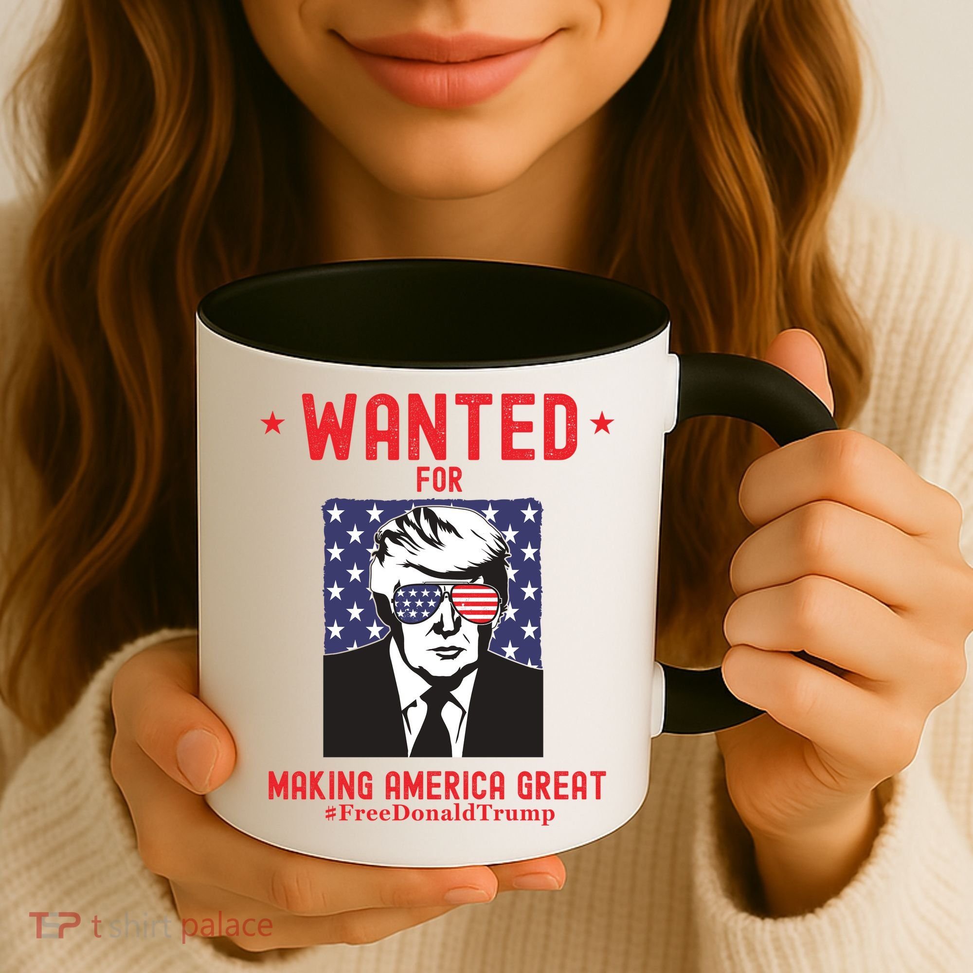 Free Donald Trump MAGA Conservative Republican Coffee Mug