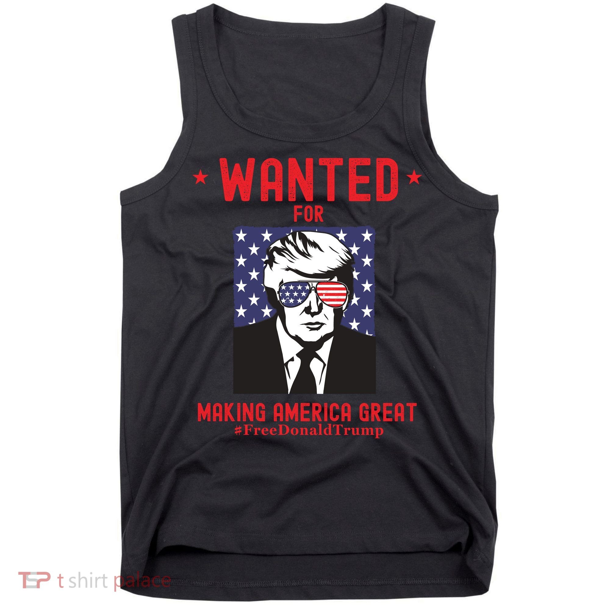 Free Donald Trump MAGA Conservative Republican Tank Top