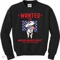 Free Donald Trump MAGA Conservative Republican Kids Sweatshirt thumb 0