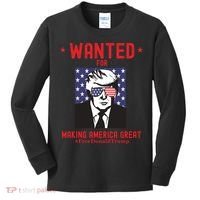 Free Donald Trump MAGA Conservative Republican Kids Long Sleeve Shirt thumb 0
