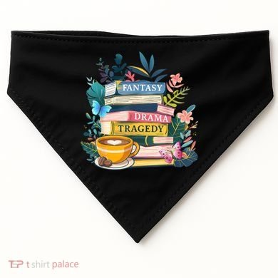 Fantasy Drama Tragedy Books Subtle  USA-Made Doggie Bandana