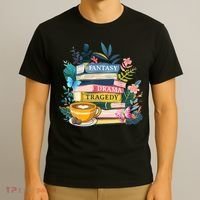 Fantasy Drama Tragedy Books Subtle  T-Shirt thumb 3