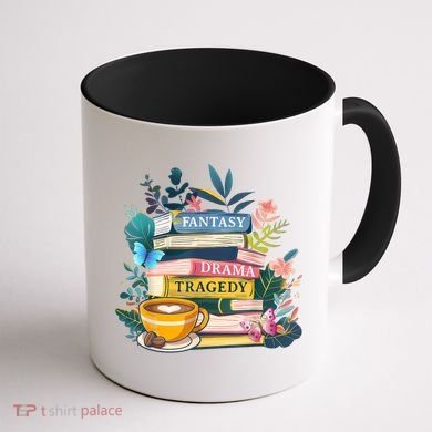 Fantasy Drama Tragedy Books Subtle  Coffee Mug back
