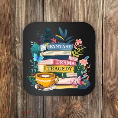 Fantasy Drama Tragedy Books Subtle  Coaster