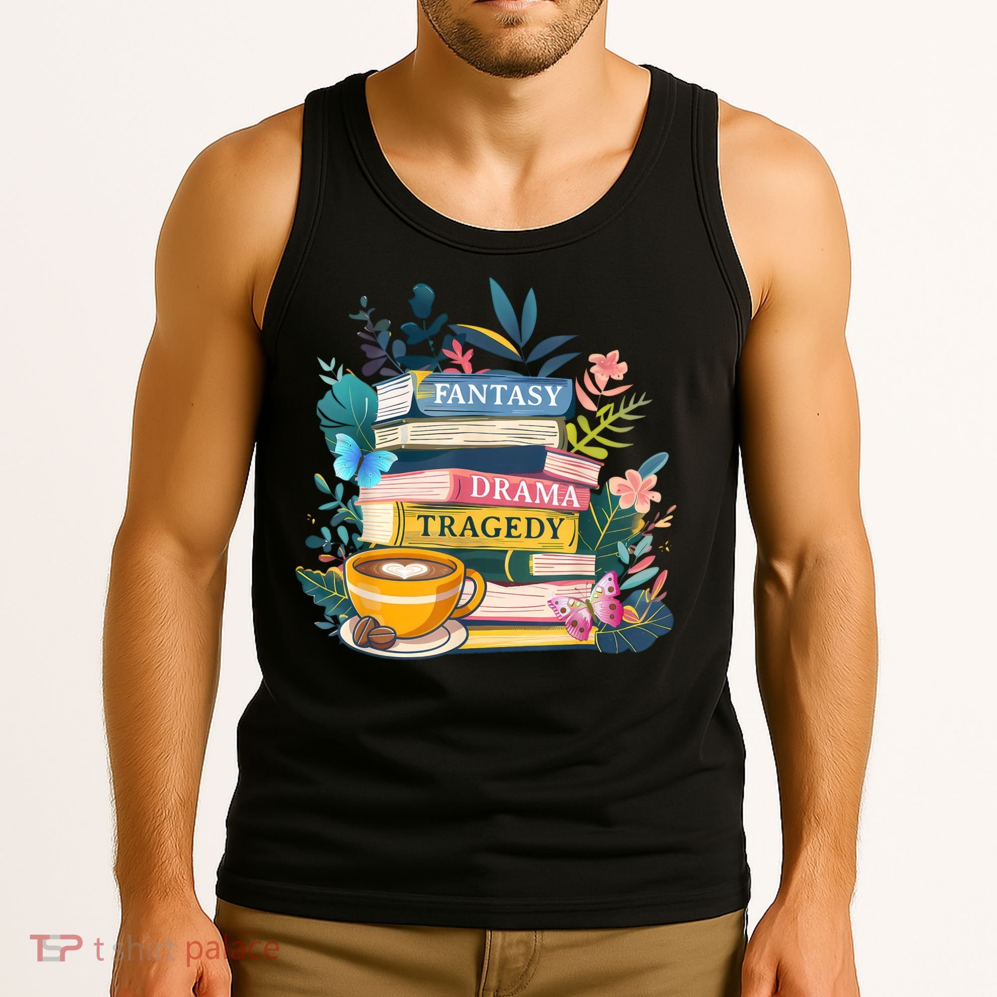 Fantasy Drama Tragedy Books Subtle  Tank Top