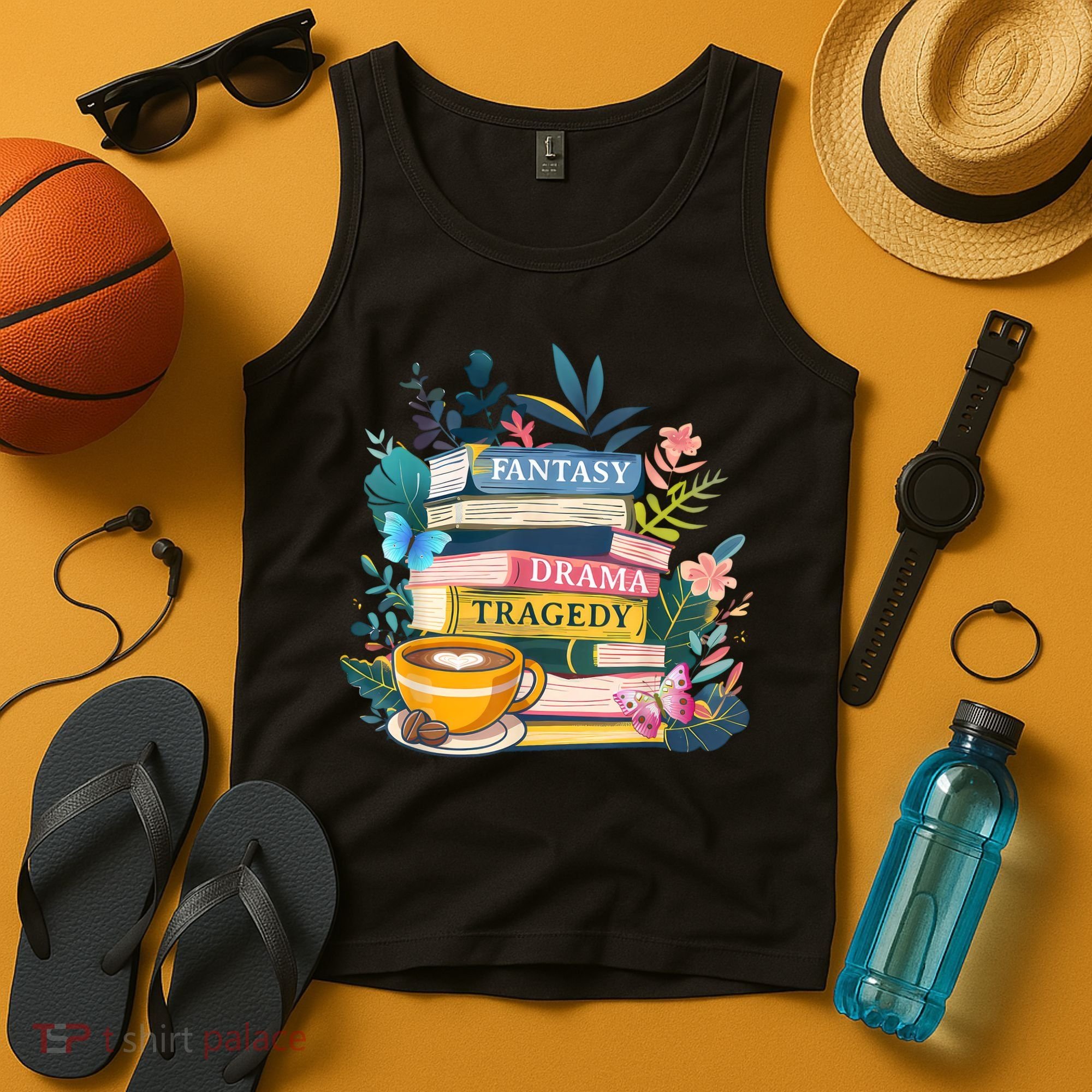 Fantasy Drama Tragedy Books Subtle  Tank Top