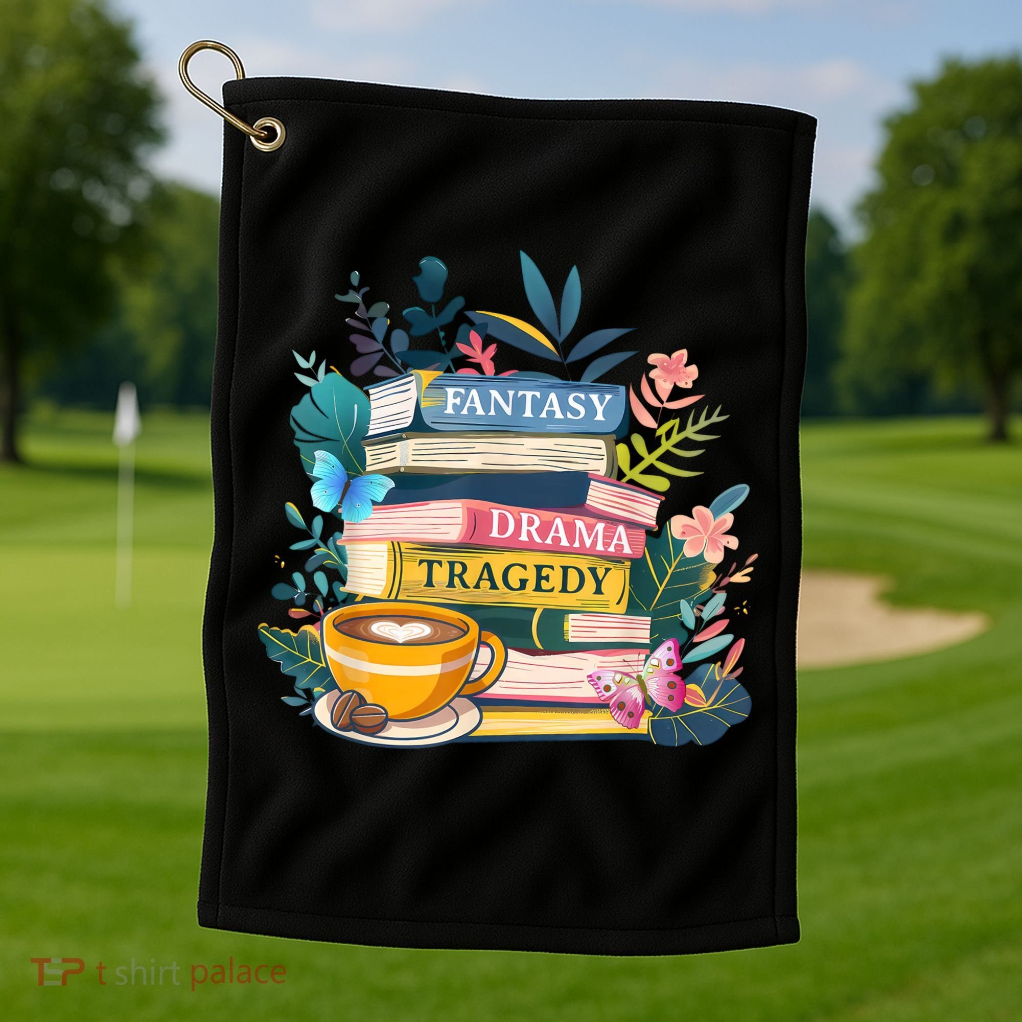 Fantasy Drama Tragedy Books Subtle  Golf Towel