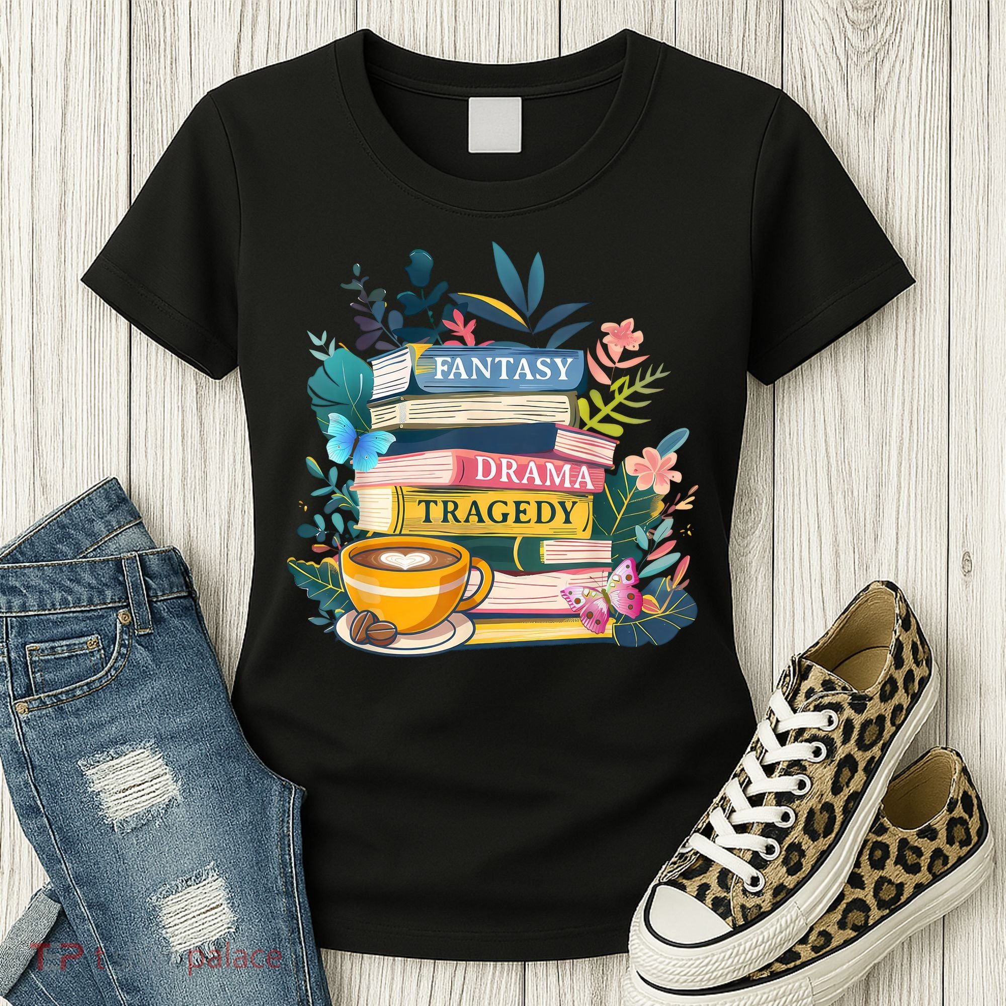 Fantasy Drama Tragedy Books Subtle  Women's T-Shirt