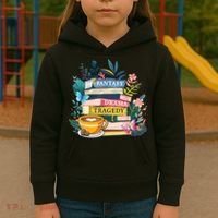 Fantasy Drama Tragedy Books Subtle  Kids Hoodie thumb 3