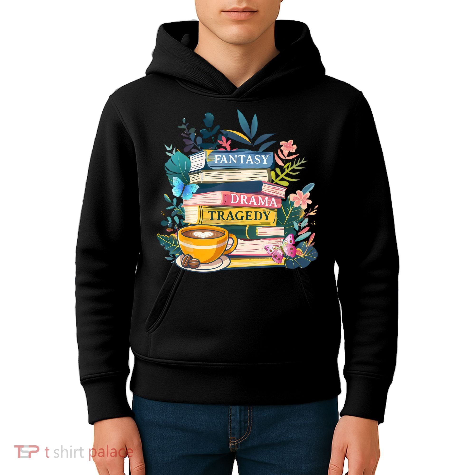 Fantasy Drama Tragedy Books Subtle  Kids Hoodie