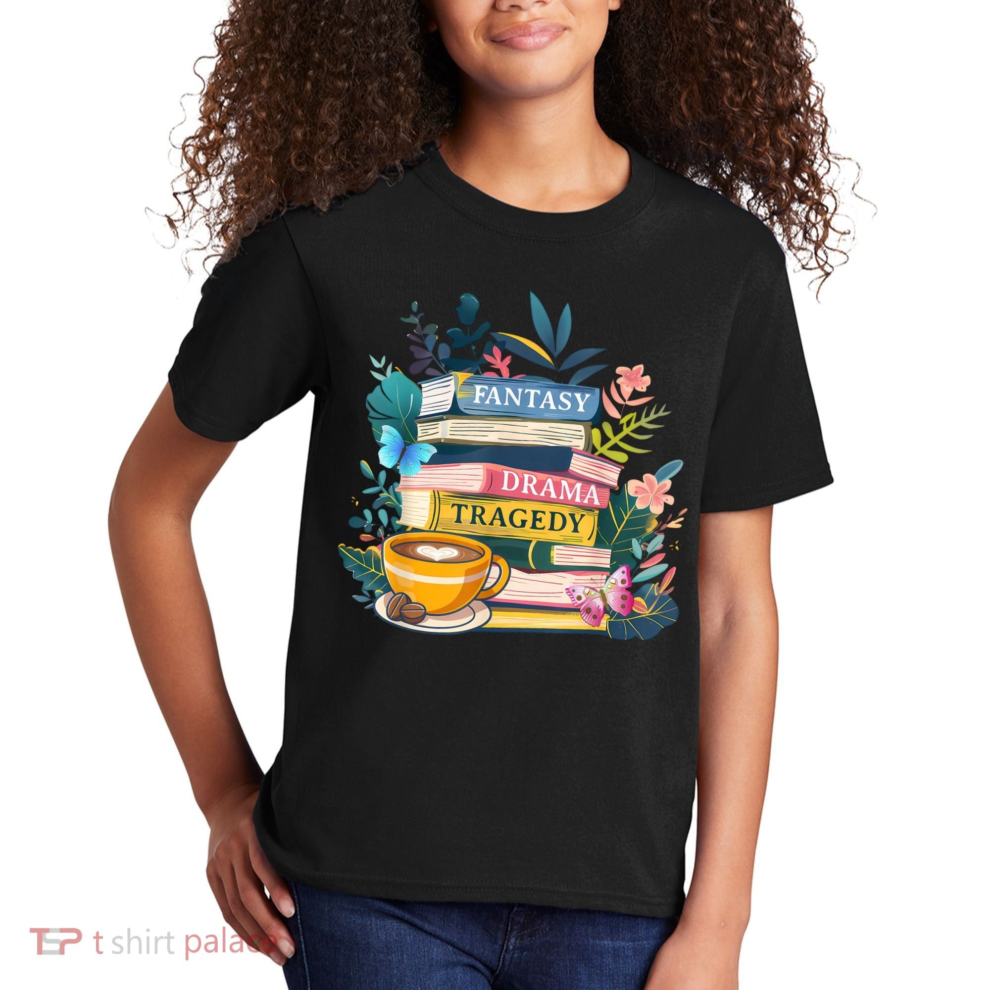 Fantasy Drama Tragedy Books Subtle  Kids T-Shirt