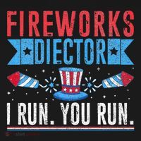 Firework Director Technician I Run You Run 4th Of July Women's Hoodie thumb 2