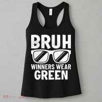 Field Day Team Spirit Bruh Winners Wear Green Women's Tank Top thumb 3