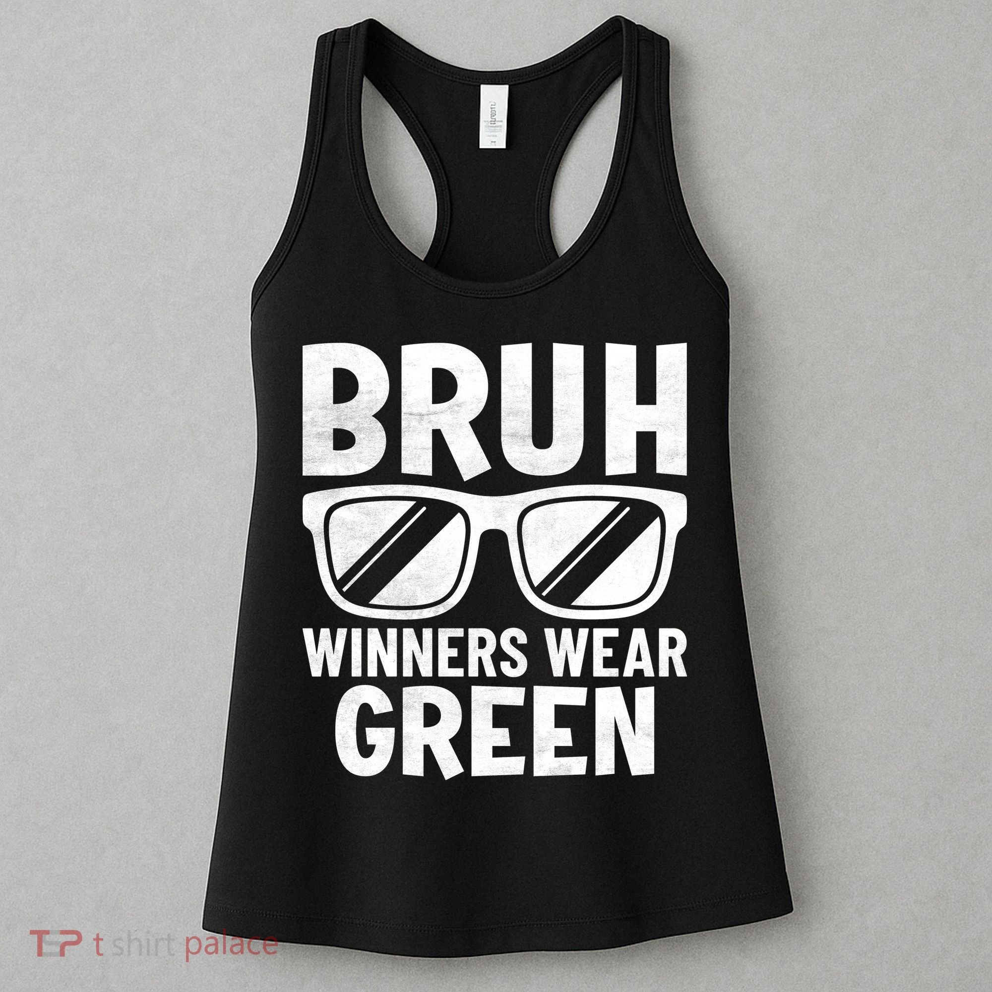 Field Day Team Spirit Bruh Winners Wear Green Women's Tank Top