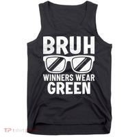 Field Day Team Spirit Bruh Winners Wear Green Tank Top thumb 0
