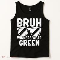 Field Day Team Spirit Bruh Winners Wear Green Tank Top thumb 2