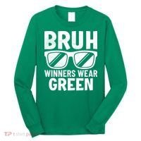 Field Day Team Spirit Bruh Winners Wear Green Long Sleeve Shirt thumb 0
