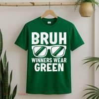 Field Day Team Spirit Bruh Winners Wear Green T-Shirt thumb 2