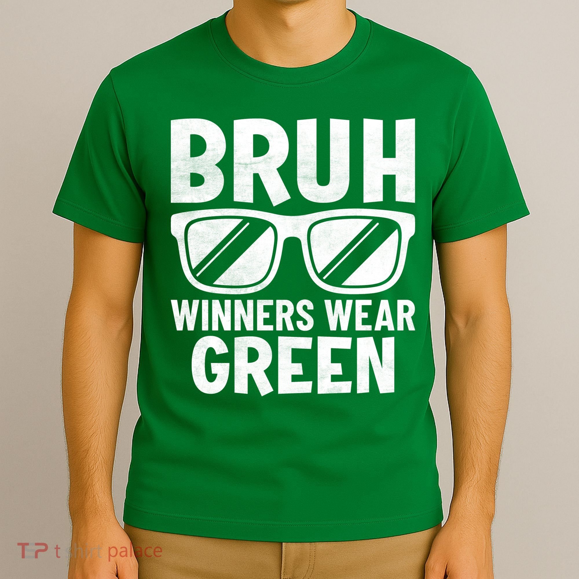 Field Day Team Spirit Bruh Winners Wear Green T-Shirt