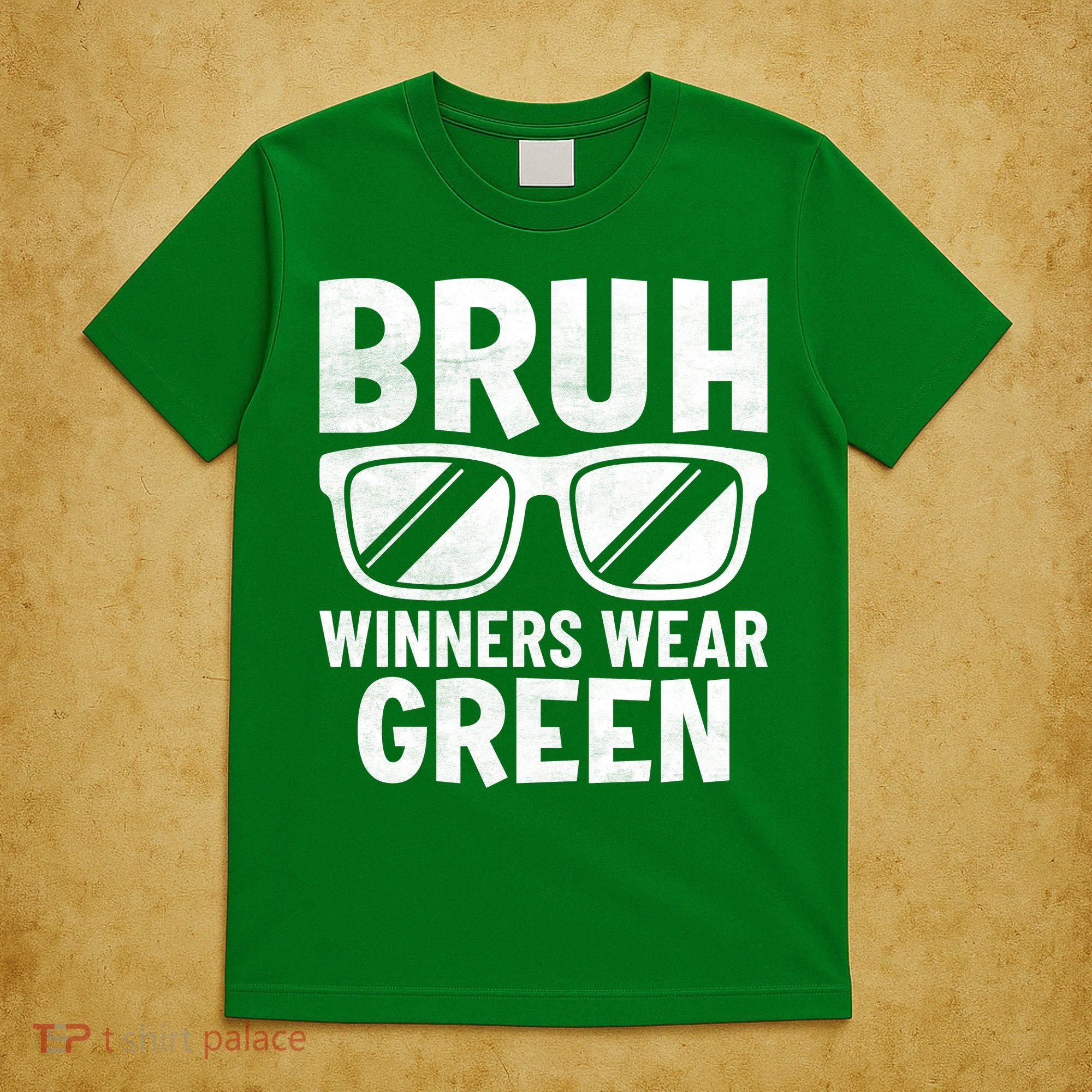 Field Day Team Spirit Bruh Winners Wear Green T-Shirt