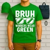 Field Day Team Spirit Bruh Winners Wear Green T-Shirt thumb 6