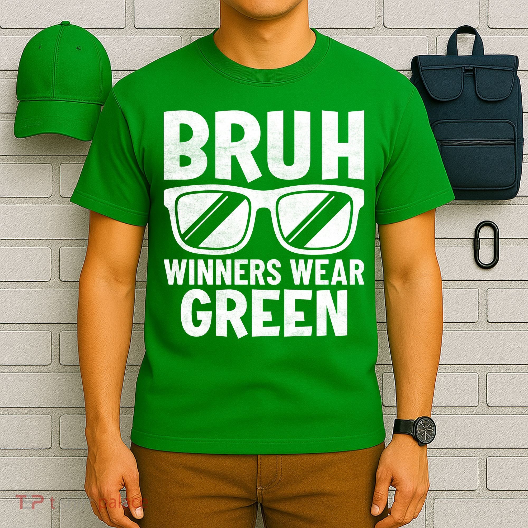 Field Day Team Spirit Bruh Winners Wear Green T-Shirt