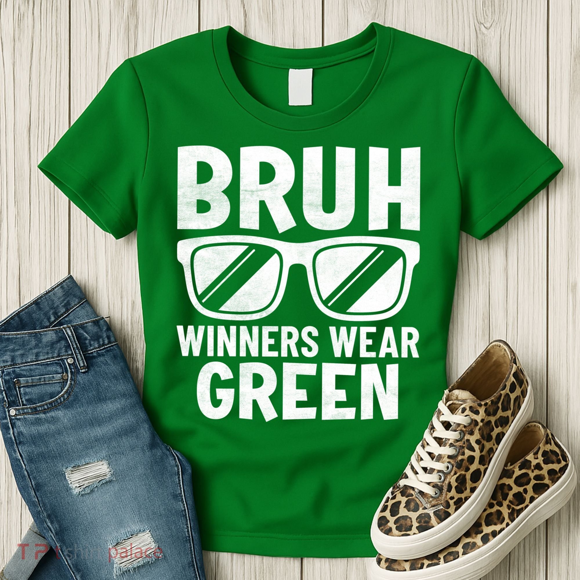 Field Day Team Spirit Bruh Winners Wear Green Women's T-Shirt