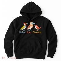 Flicker Dodo Titmouse Bird Lover Nature Lover Hoodie thumb 0