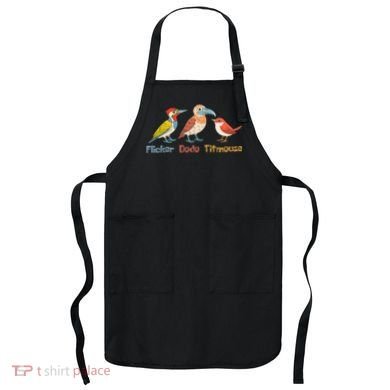 Flicker Dodo Titmouse Bird Lover Nature Lover Apron