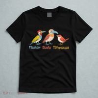 Flicker Dodo Titmouse Bird Lover Nature Lover T-Shirt thumb 5