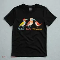 Flicker Dodo Titmouse Bird Lover Nature Lover T-Shirt thumb 5