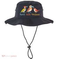 Flicker Dodo Titmouse Bird Lover Nature Lover Bucket Hat thumb 0