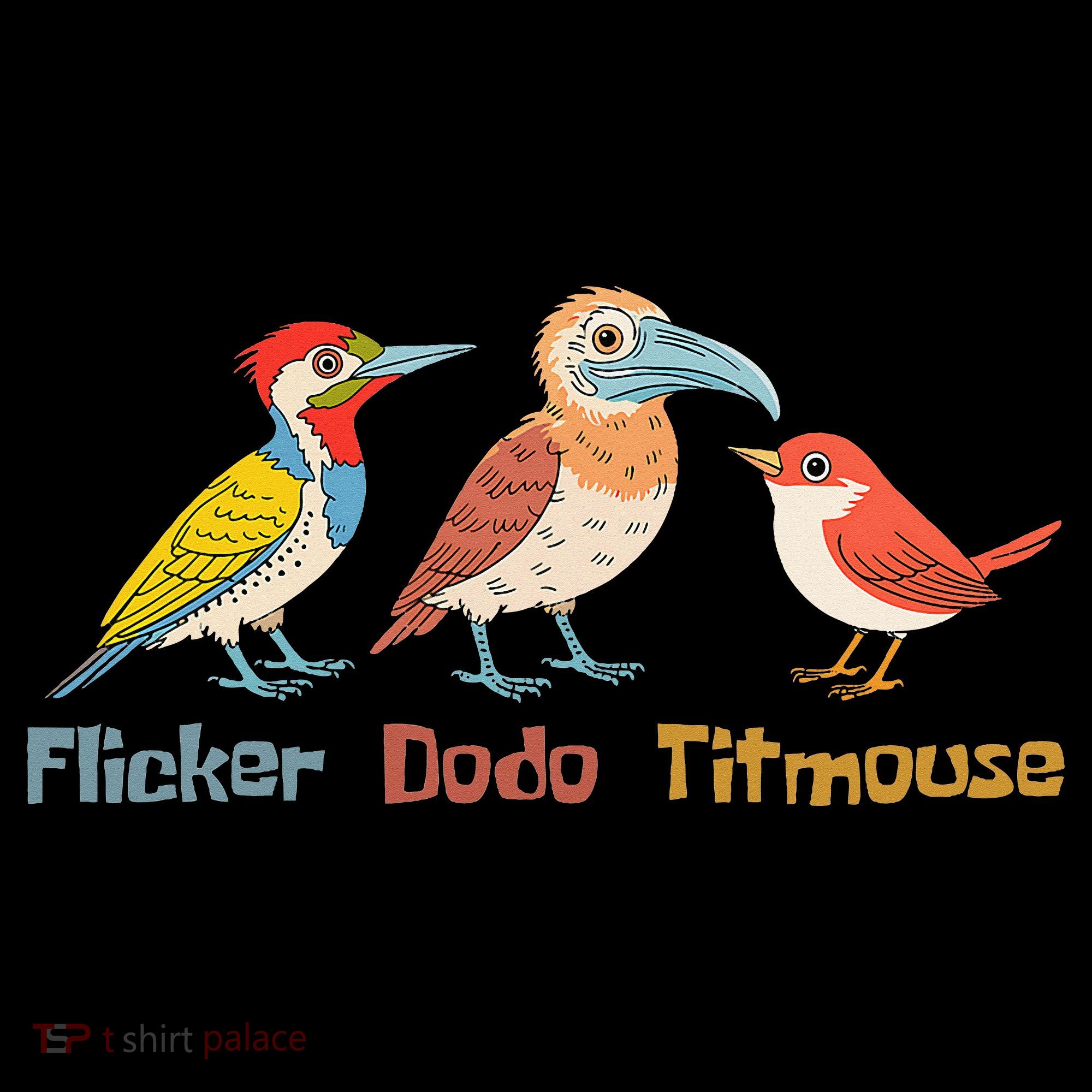 Flicker Dodo Titmouse Bird Lover Nature Lover Ornament