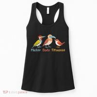 Flicker Dodo Titmouse Bird Lover Nature Lover Women's Tank Top thumb 0