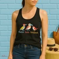 Flicker Dodo Titmouse Bird Lover Nature Lover Women's Tank Top thumb 2