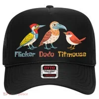 Flicker Dodo Titmouse Bird Lover Nature Lover Hat thumb 0