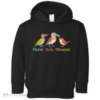 Flicker Dodo Titmouse Bird Lover Nature Lover Toddler Hoodie thumb 0