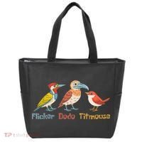 Flicker Dodo Titmouse Bird Lover Nature Lover Tote Bag thumb 0