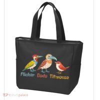 Flicker Dodo Titmouse Bird Lover Nature Lover Tote Bag thumb 3