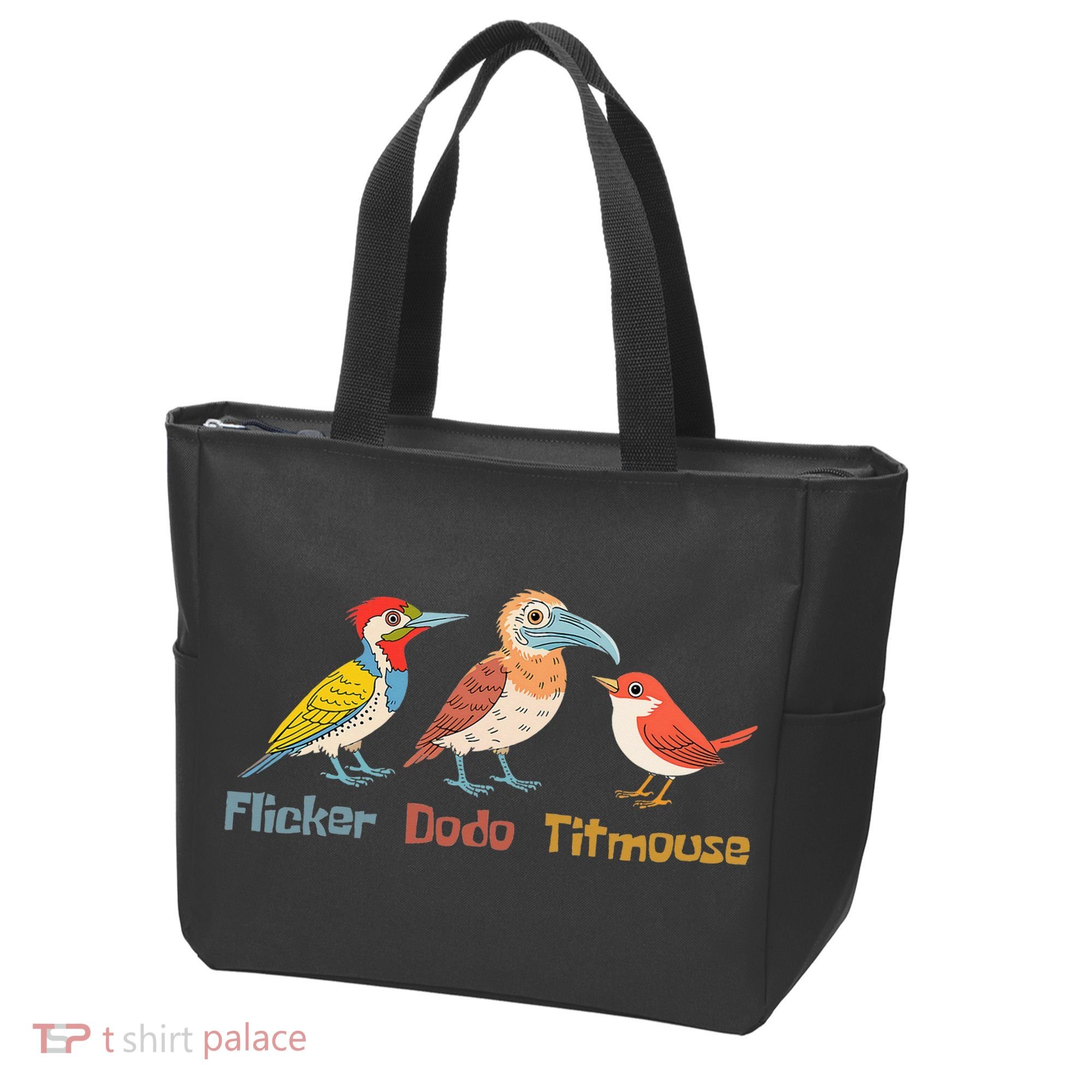 Flicker Dodo Titmouse Bird Lover Nature Lover Tote Bag