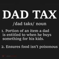 Funny Dad Tax Definition Apparel Backpack thumb 2