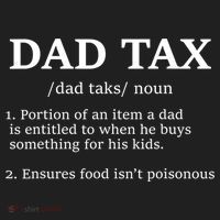 Funny Dad Tax Definition Apparel Hat thumb 2