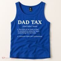 Funny Dad Tax Definition Apparel Tank Top thumb 2