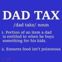 Funny Dad Tax Definition Apparel Kids Sweatshirt thumb 2