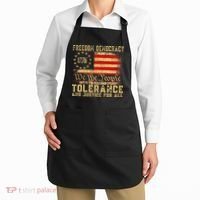Freedom Democracy Tolerance And Justice For All Hands Off Apron thumb 2